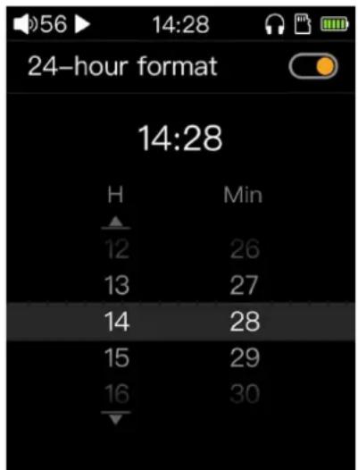 FiiO M3K - Time setting - 2
