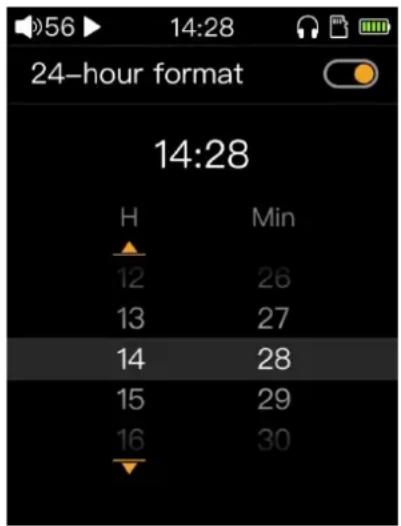 FiiO M3K - Time setting - 3