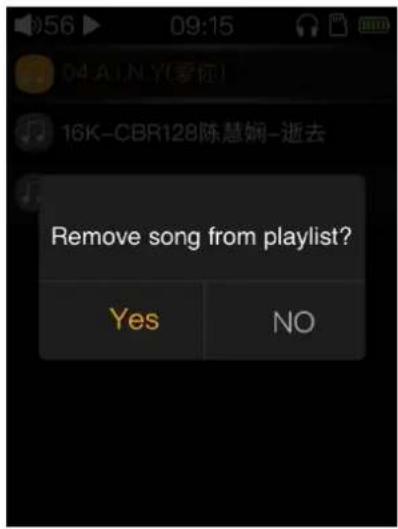 FiiO M3K - songs removed from the playlist - 3