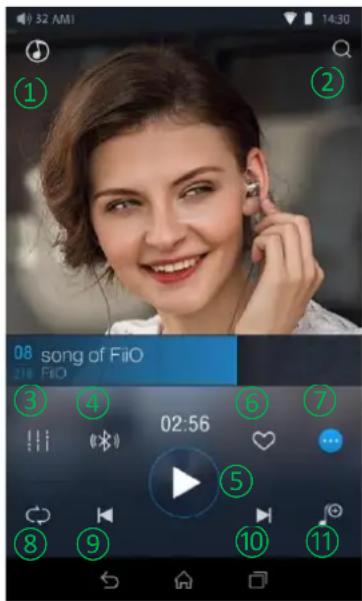 FiiO X5 - 3) Now playing - 1