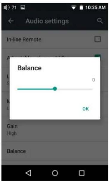 FiiO X5 - f) Audio sengs—Channel balance - 1