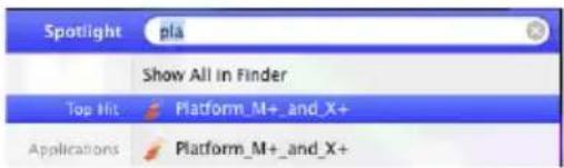 Spotlight pla Show All in Finder Top Hit Platform_M+_and_X+ Applications Platform_M+_and_X+