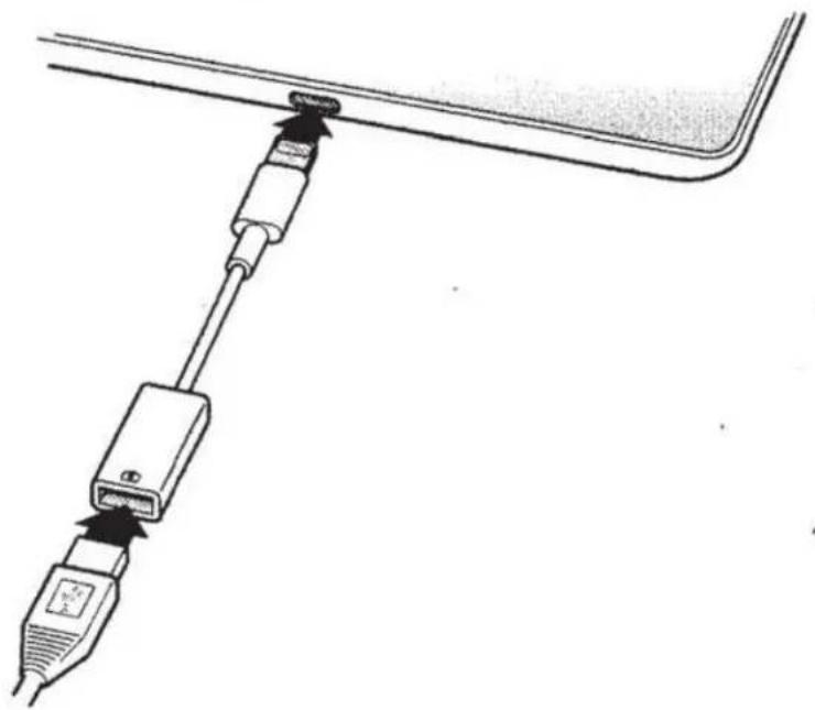 APPLE Lightning to USB Camera Adapter - To import photos from a camera or iOS device: - 1