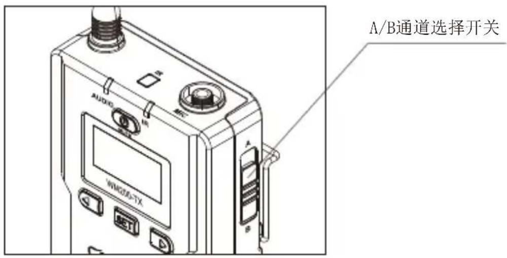 Comica CVM-WM200A - A/B 通道选择 - 1