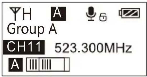 Comica CVM-WM200A - Manually Adjust the Channel of Transmitter - 1