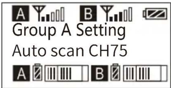 Comica CVM-WM200A - Group A/B Automatic Channel Scan - 4