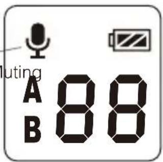Comica CVM-WM200A - Turn on and Muting Mode Switch - 1
