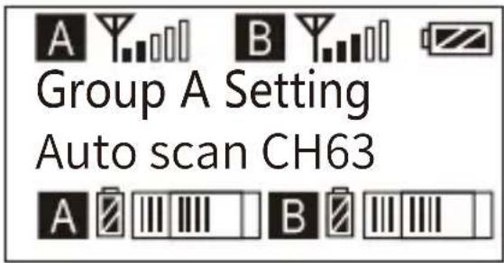 Comica CVM-WM200A - Group A/B Automatic Channel Scan - 1