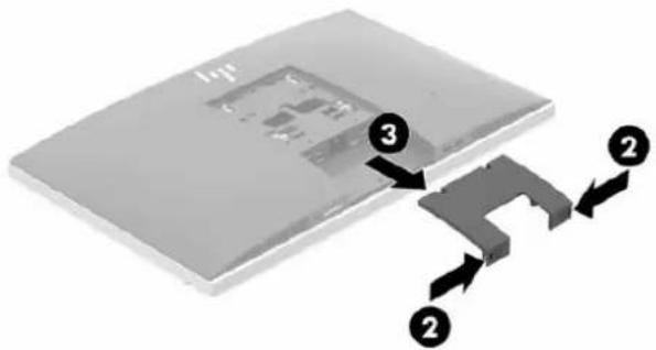 HP EliteOne 800 G5 - Sejmutí krytu zadního portu - 2
