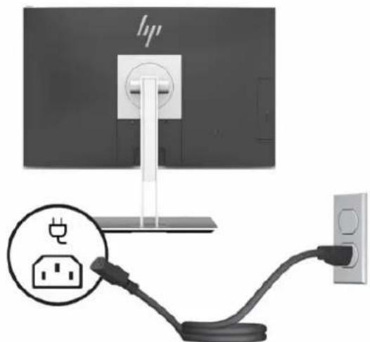 HP EliteOne 800 G5 - Připojení napájení - 1