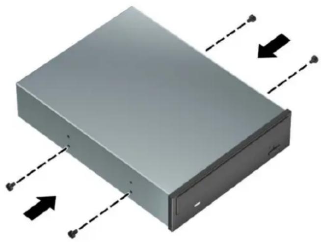 HP EliteDesk 800 G4 - Instalace 5,25palcové jednotky - 1