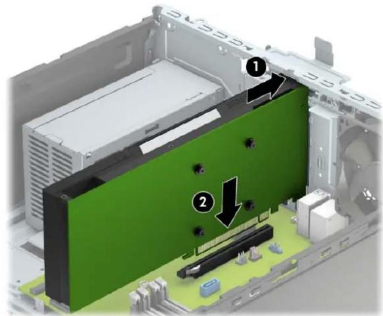 HP EliteDesk 800 G4 - Vyjmutí nebo instalace rozšiřující karty - 13