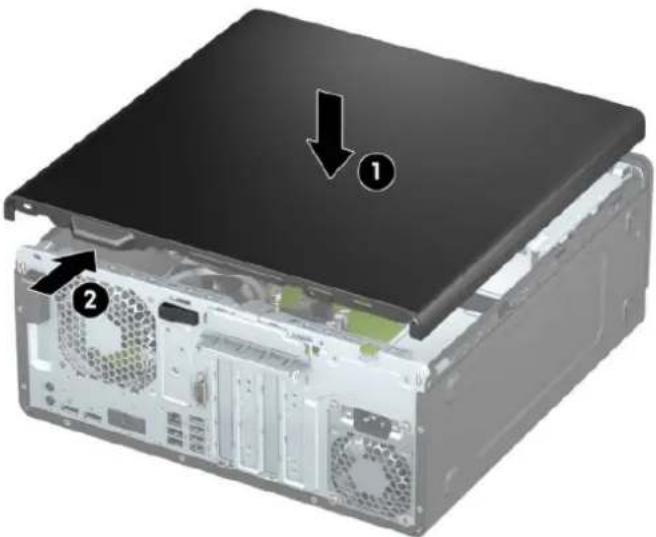 HP EliteDesk 800 G4 - Nasazení krytu počítače - 1