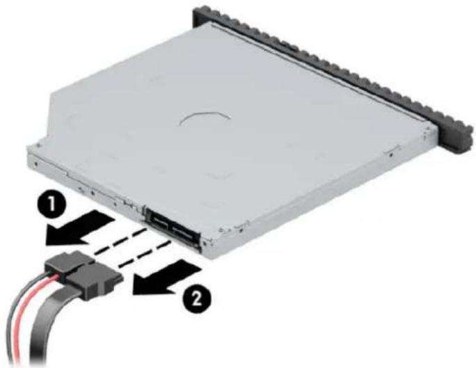 HP EliteDesk 800 G4 - Vyjmutí 9,5mm tenké optické jednotky - 4