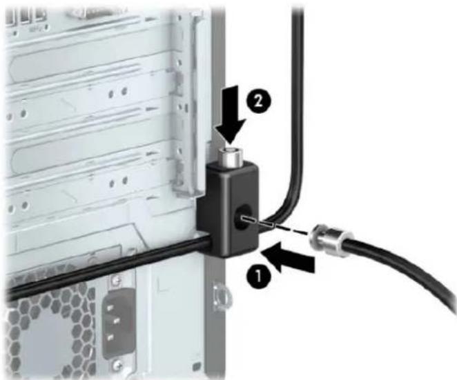 HP EliteDesk 800 G4 - Bezpečnostní zámek pro počítače HP Business V2 - 9