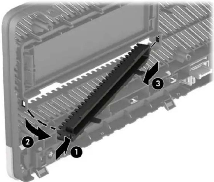 HP EliteDesk 800 G4 - Sejmutí předního panelu - 3