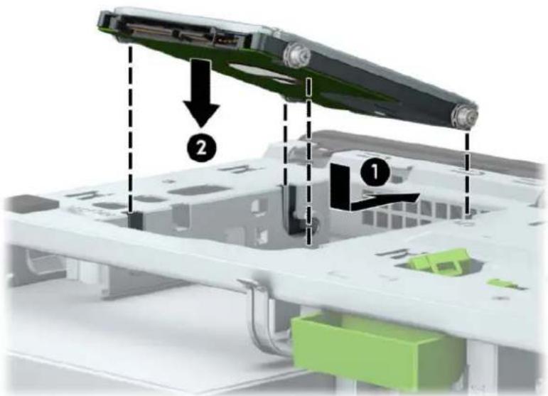 HP EliteDesk 800 G4 - Instalace 2,5palcového interního pevného disku - 2
