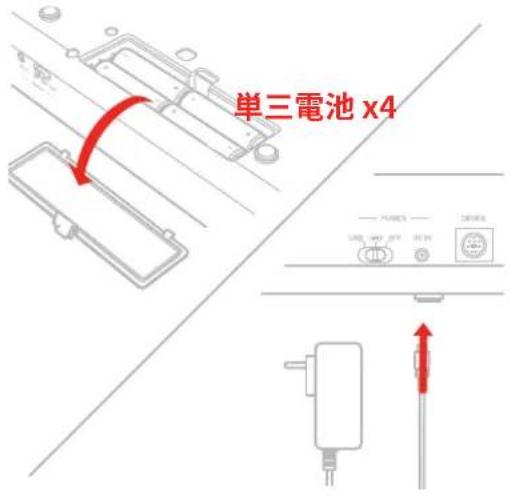 单三電池 x4