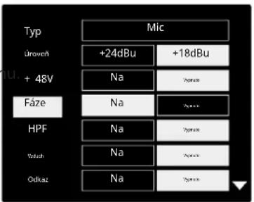 FOCUSRITE Red 16Line - Chcete-li změnit vstupní funkci: - 2