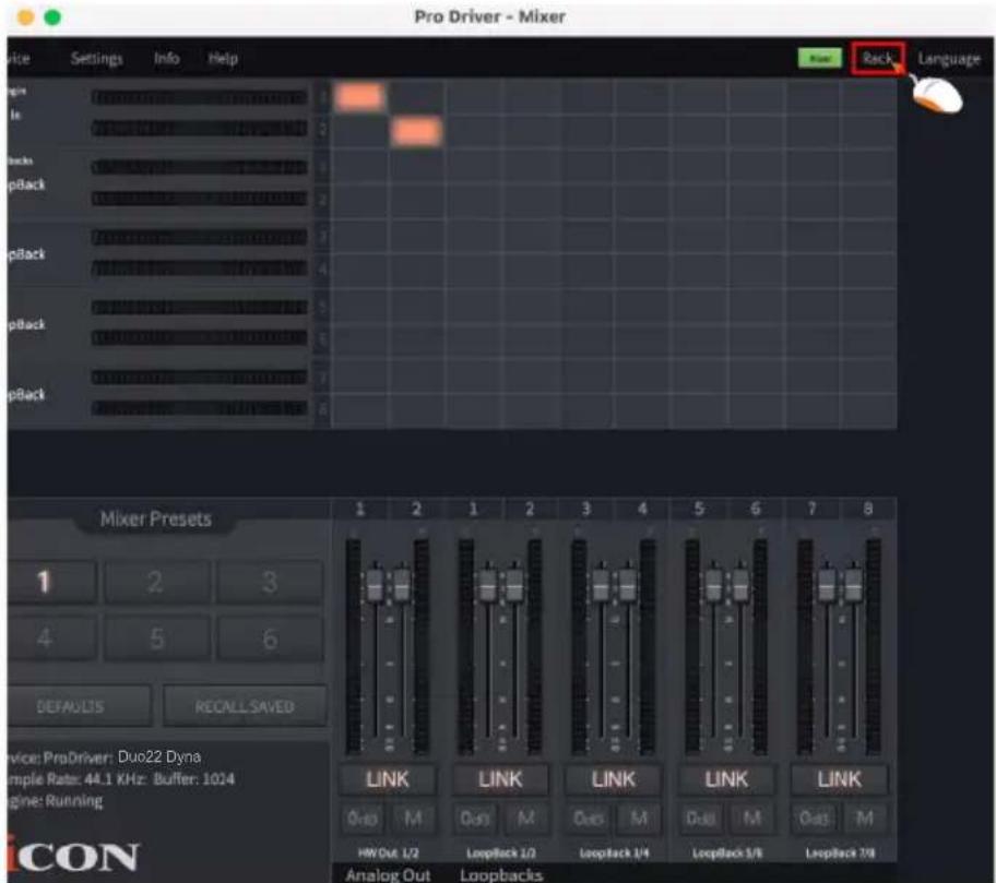 icon Duo22 Live - ProDriver hosting rack (Mac/Windows) - 1