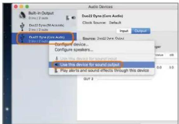 icon Duo22 Live - Please connect your audio interface at this state to you Mac and then click the ICON logo as shown. - 5