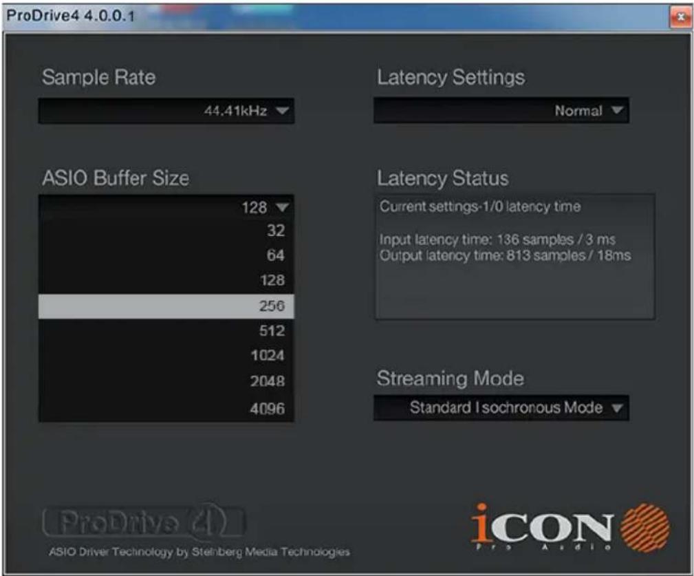 icon Duo22 Live - ASIO buffer Size - 1