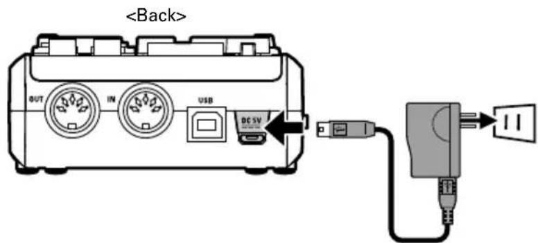 OUT IN USB DC 5V