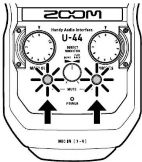 200M Handy Audio Interface U-44 DIRECT MONITOR BONE BASED M/OL PHONES MUTE POWER MIC IN [3 - 4]