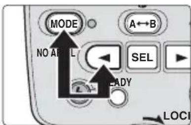 MODE A←B NO AND L SEL READY LOCI