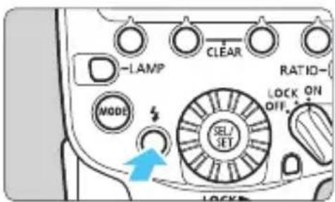 LAMP CLEAR RATIO- MODE SEL/ SET LOCK ON OFF. LOCK