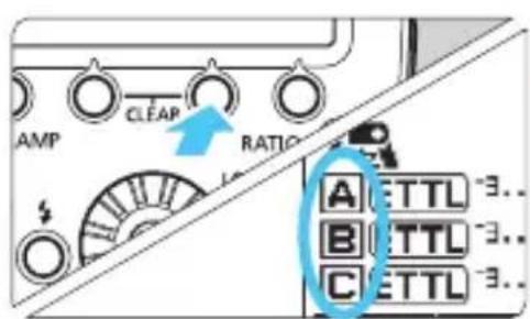 AMP CLEAR RATIO A ETTL -3.. B ETTL -3.. C ETTL -3..