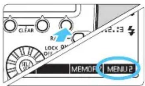 CLEAR R/ LOCK Q DIE 12:34 MEMOR MENU 2