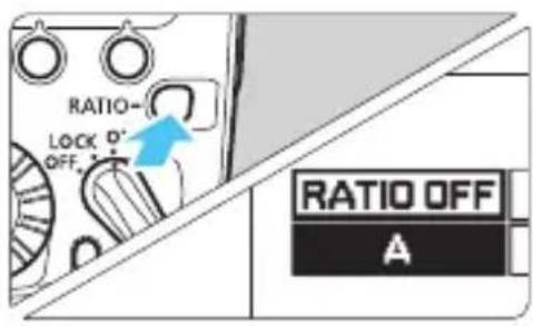 RATIO- LOCK 0' OFF RATIO OFF A