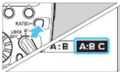 RATIO- LOCK Q' OFF A: B A: B C