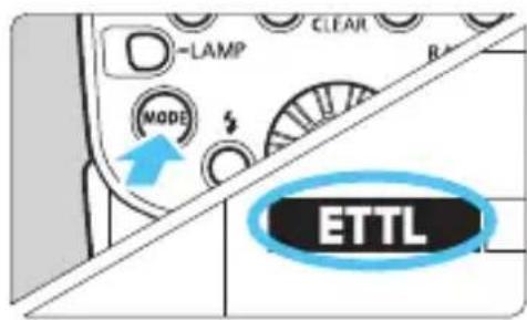 -LAMP MODE ETTL CLEAR R+