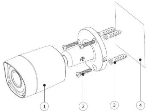 Dahua Technology DH-HAC-HFW1200D - Installing Model F 3.6 - 1