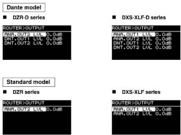 YAMAHA DZR12 - ③ OUTPUT - 1