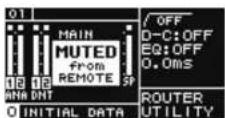 YAMAHA DZR12 - ● Unmuting audio muted from an external device - 1