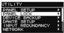 YAMAHA DZR12 - Turn the main knob to select an item. The selected item is highlighted. - 2