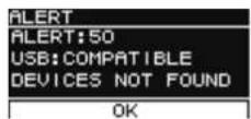 YAMAHA DZR12 - Alert Messages - 1