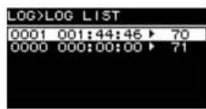 YAMAHA DZR12 - ①LOG LIST - 1
