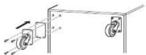 YAMAHA DZR12 - ⑥Wheel mounting screws - 1