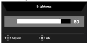 ACER BM270 - Rychlé tlačítko2 (výchozí: Brightness (Jas)) - 1