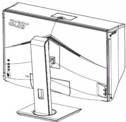 ACER BM270 - Instalace sluneční clony monitoru - 5