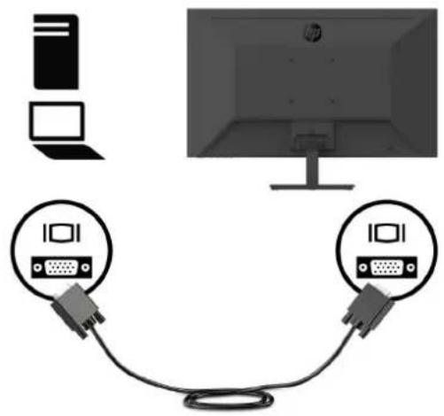 HP P274 - Připojení stojánku a podstavce monitoru - 6