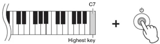 C7 Highest key +