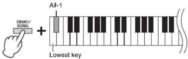 A#-1 + DEMO/ SONG Lowest key
