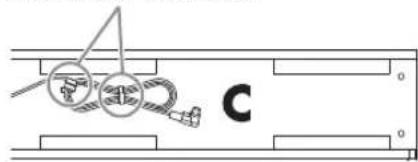 YAMAHA Arius YDP-144R - Headphone hanger set (YDP-164 only) - 4