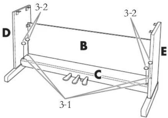 3-2 3-2 D B E C 3-1