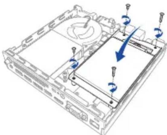 ASUS PB60G - Pokyny pro instalaci 2,5 palcové jednotky HDD nebo SSD - 4